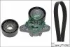 Комплект поликлинових ременів (з роликами) RENAULT CLIO II, KANGOO, KANGOO EXPRESS, KANGOO II, LAGUNA I, LAGUNA II, MEGANE I, MEGANE I CLASSIC, MEGANE I COACH, MEGANE III 1.4/1.6/1.6LPG 08.97- 529016410