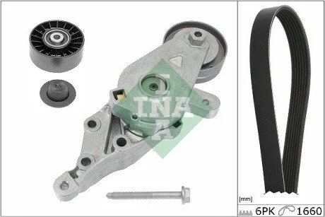 ZESTAW PASKA WIELOROWK. VW 1,9SDI/TDI INA 529049110