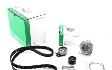 Комплект ГРМ, пас+ролик+помпа INA 530 0561 30