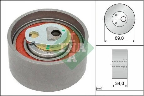 Ролик паска приводного Fiat Ducato 2.3 JTD 04.02- INA 531 0505 10