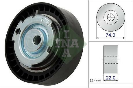 Натяжний ролик INA 531 0876 10 (фото 1)