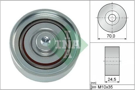 ROLKA PASKA WIELOROWK. CITROEN 1,8HDI C4 AIRCROSS/MITSUBISHI INA 532058310