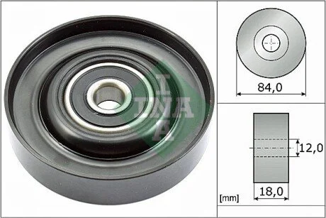 Rolka prowadzеca pasek INA 532078510