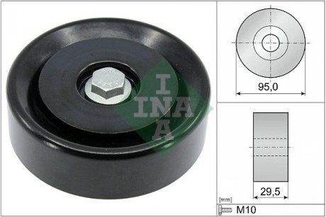 Отводящий ролик поликлинового ремня (Вы-во) INA 532 0959 10