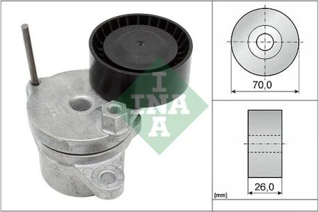 Натяжник ремня WIELOROWK. CITROEN 2,0 BLUEHDI JUMPER 15- INA 534064910 (фото 1)