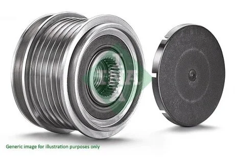 Шкив генератора Nissan Micra/Renault Clio 1.5 dCi 16- INA 535 0374 10