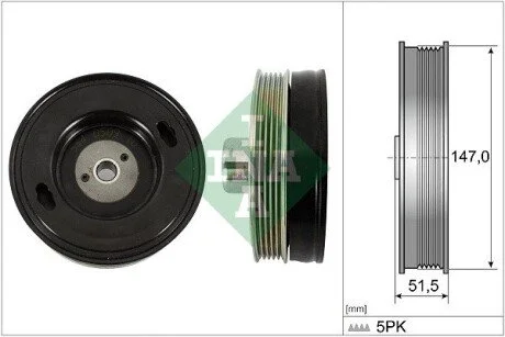 KO┼üO PASOWE OPEL ASTRA 1.0 14- INA 544050910