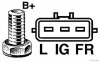 Генератор (14В, 90А) MG MG ZS, MG ZT, MG ZT- T, ROVER 45 I, 75, 75 I 2.0/2.5 02.99-10.05 JAKOPARTS 32321580 (фото 4)