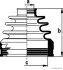 Пыльник ШРУСа Toyota AURIS, AVENSIS, COROLLA (пр-во Jakoparts) J2882022