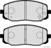 Колодки тормозные дисковые передние HYUNDAI, KIA JAKOPARTS J3600506 (фото 1)