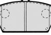 Гальмівні колодки, дискове гальмо (набір) JAKOPARTS J3601072 (фото 2)