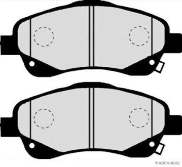 Колодки тормозные дисковые передние TOYOTA JAKOPARTS J3602112
