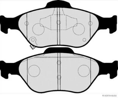 Колодки тормозные дисковые передние TOYOTA JAKOPARTS J3602122