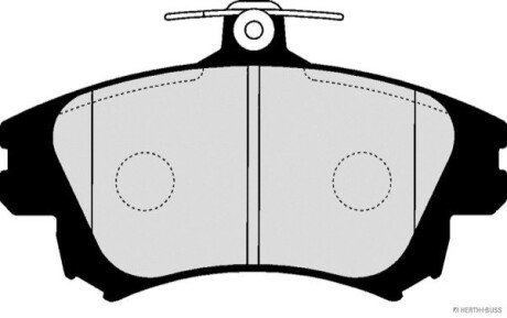 Колодки гальмівні дискові передні MITSUBISHI, SMART, VOLVO JAKOPARTS J3605042