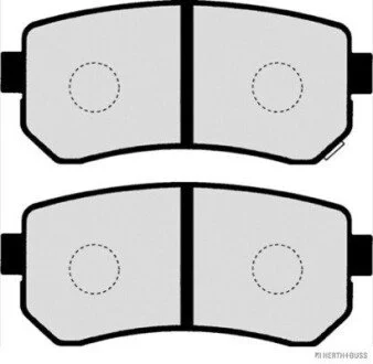 Колодки тормозные дисковые задние HYUNDAI, KIA JAKOPARTS J3610312
