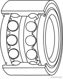 Подшипник ступицы передн. HONDA JAKOPARTS J4704027