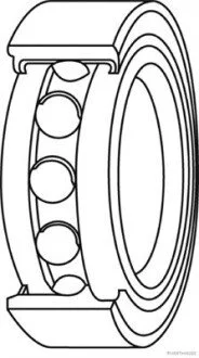 ПОДШИПНИК ШАРКОВЫЙ d>30 JAKOPARTS J4719002