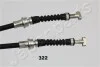 MAZDA Трос ручн.тормоза задн.6 02- JAPANPARTS BC-322 (фото 5)