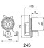 Устройство для натяжения ремня, ремень ГРМ JAPANPARTS BE-243 (фото 3)