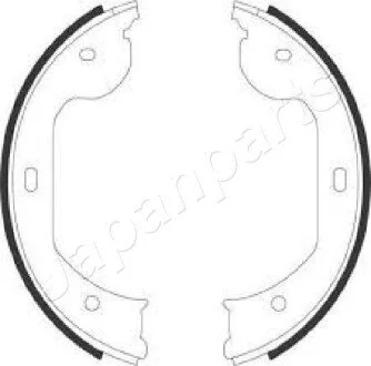 Колодки ручника VW T5 03- (185x30) JAPANPARTS GF-0104AF