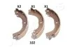 JAPANPARTS NISSAN Щеки торм. задние Tiida 07- GF-102AF