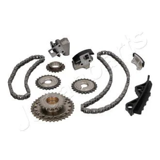 К-кт. цепи грм. NISSAN MICRA 1.0 -03 (2шт.цепь + 2шт.натяжитель + 4шт. шестерни+ 2шт. натяжителя) JAPANPARTS KDK-105 (фото 1)