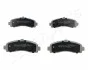 NISSAN Колодки тормозные передние MICRA 1.0/1.3-16V 10/92- JAPANPARTS PA-012AF (фото 1)