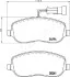 Гальмівні колодки FIAT P. CROMA 1,9/2,4 D MULTIJET 05- JAPANPARTS PA-0220AF (фото 2)