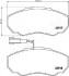 К-т гальмівних колодок CITROEN JUMPER 1000/1400kg JAPANPARTS PA-0222AF (фото 2)