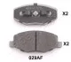 CHERY К-кт гальмівних колодок JAGGI 1.1/1.3 06-13 JAPANPARTS PA-029AF (фото 1)