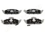 Колодки гальмівні (передні) MB M-class (W163) 98-05 (+датчик) JAPANPARTS PA-0535AF (фото 1)