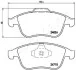 Гальмівні колодки RENAULT P. MEGANE/SCENIC 08- JAPANPARTS PA-0704AF (фото 2)