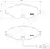 VW К-т передних торм. колодок (с датч.) Golf VII, AUDI A3 13-, SKODA Octavia 12- JAPANPARTS PA-0907AF (фото 2)