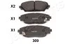 MAZDA Тормозн.колодки передн.Mazda 3 13- JAPANPARTS PA-309AF (фото 2)