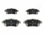 CHEVROLET Тормозные колодки пер.Opel Astra,Cruze 09- (16) JAPANPARTS PA-W13AF (фото 1)