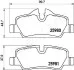 Колодки тормозные задние MINI MINI COOPER 1.2-2.0 2013- JAPANPARTS PP-0118AF (фото 2)