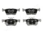 Колодки тормозные (задние) Ford Mondeo/Galaxy/Kuga 12-/Ford USA Fusion/Escape 05- (Teves) JAPANPARTS PP-0300AF (фото 1)