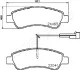 Гальмівні колодки CITROEN T. JUMPER 2,0-3,0 HDI 13- JAPANPARTS PP0609AF (фото 2)