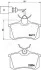 Колодки гальмівні (задні) Ford Galaxy 95-06/Seat Alhambra 96-10/VW Sharan 95-10 (+датчик) JAPANPARTS PP-0912AF (фото 2)