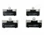 JAPANPARTS TOYOTA Тормозные колодки дисковые задн.Lexus LS (FE) 430 00- PP-222AF