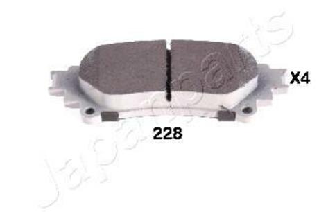 Колодки гальмівні LEXUS T. RX 09- JAPANPARTS PP-228AF (фото 1)