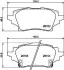 Brake Pad Set, disc brake JAPANPARTS PP263AF (фото 2)