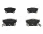 JAPANPARTS HYUNDAI Тормозные колодки задние Sonata 91- PP-598AF