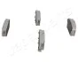 Гальмівні колодки, дискове гальмо (набір) JAPANPARTS PP-W05AF (фото 3)