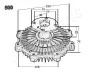 Віскомуфта вентилятора охолодження JAPANPARTS VC-500 (фото 3)