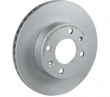 KIA Тормозной диск передн.Picanto 1.1-1.1D 04- JP GROUP 3563101100