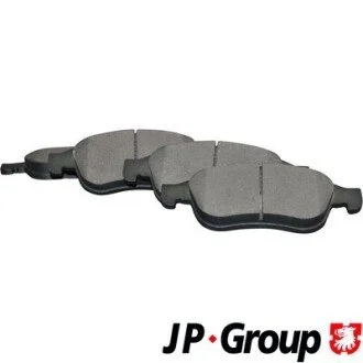 Гальмівні колодки перед. Megane 09-/Duster 10-/Dokker 13- JP GROUP 4363601210