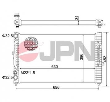 Автозапчастина JPN 60C9001JPN