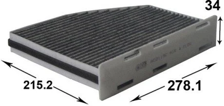 Фільтр повітряний кондиціонера (салона) JS ASAKASHI AC0119CL