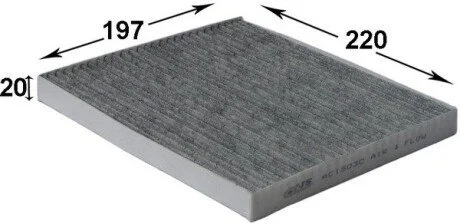 Фільтр повітряний кондиціонера (салону) JS ASAKASHI AC1503C